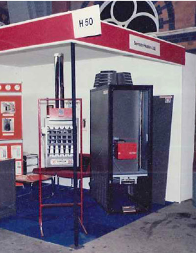 HVAC trade show exhibition stand circa 1985.